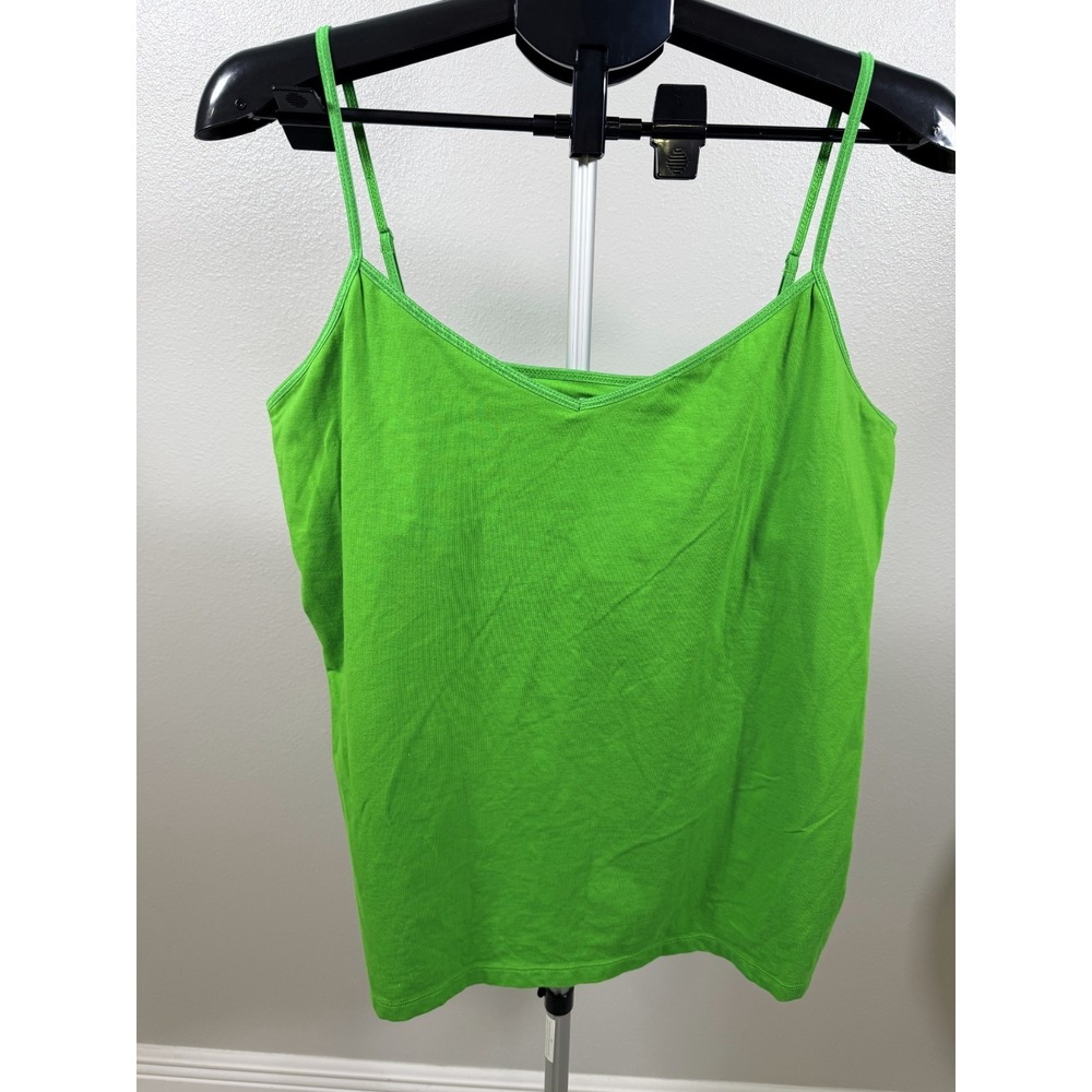 Old Navy Intimates Camisole Tank Top Womens 2XL Green Stretch Adjustable‎ Strap